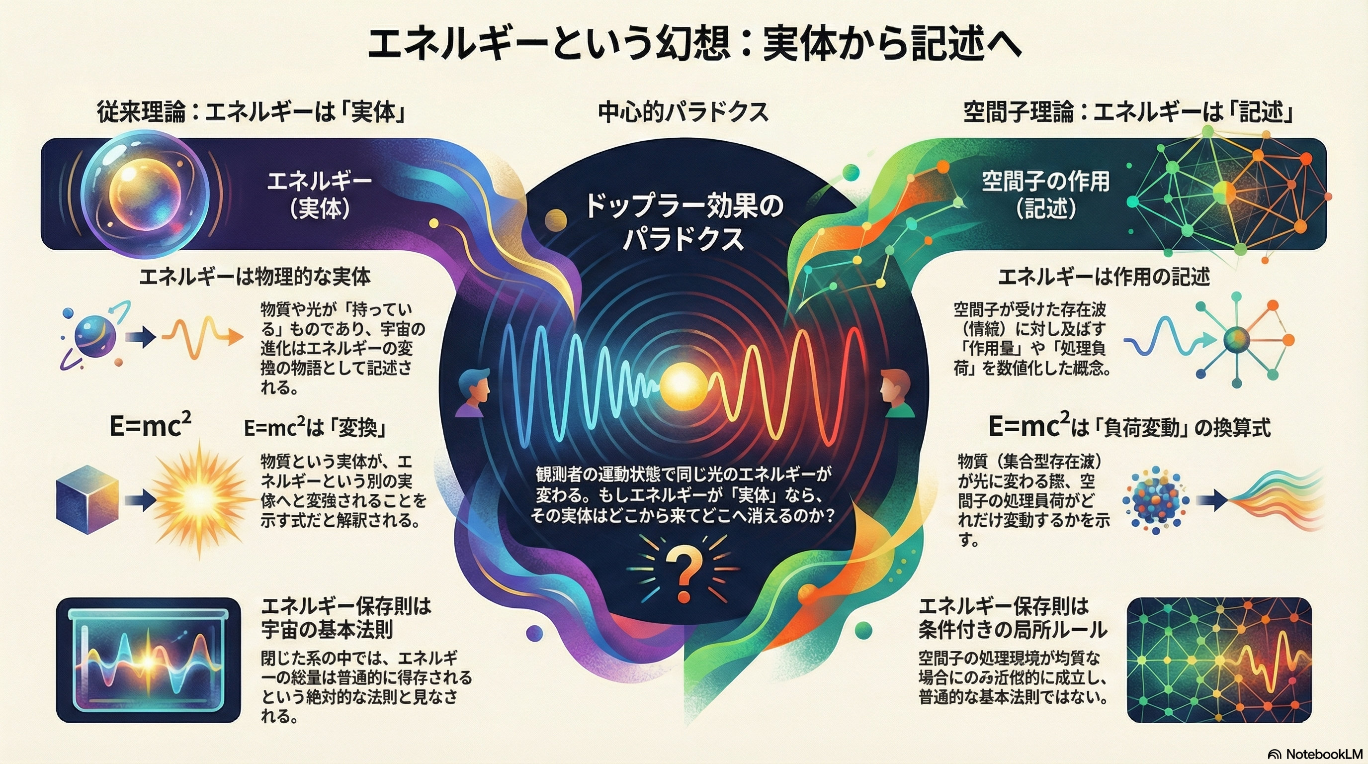 エネルギーという幻想：実体から記述へ